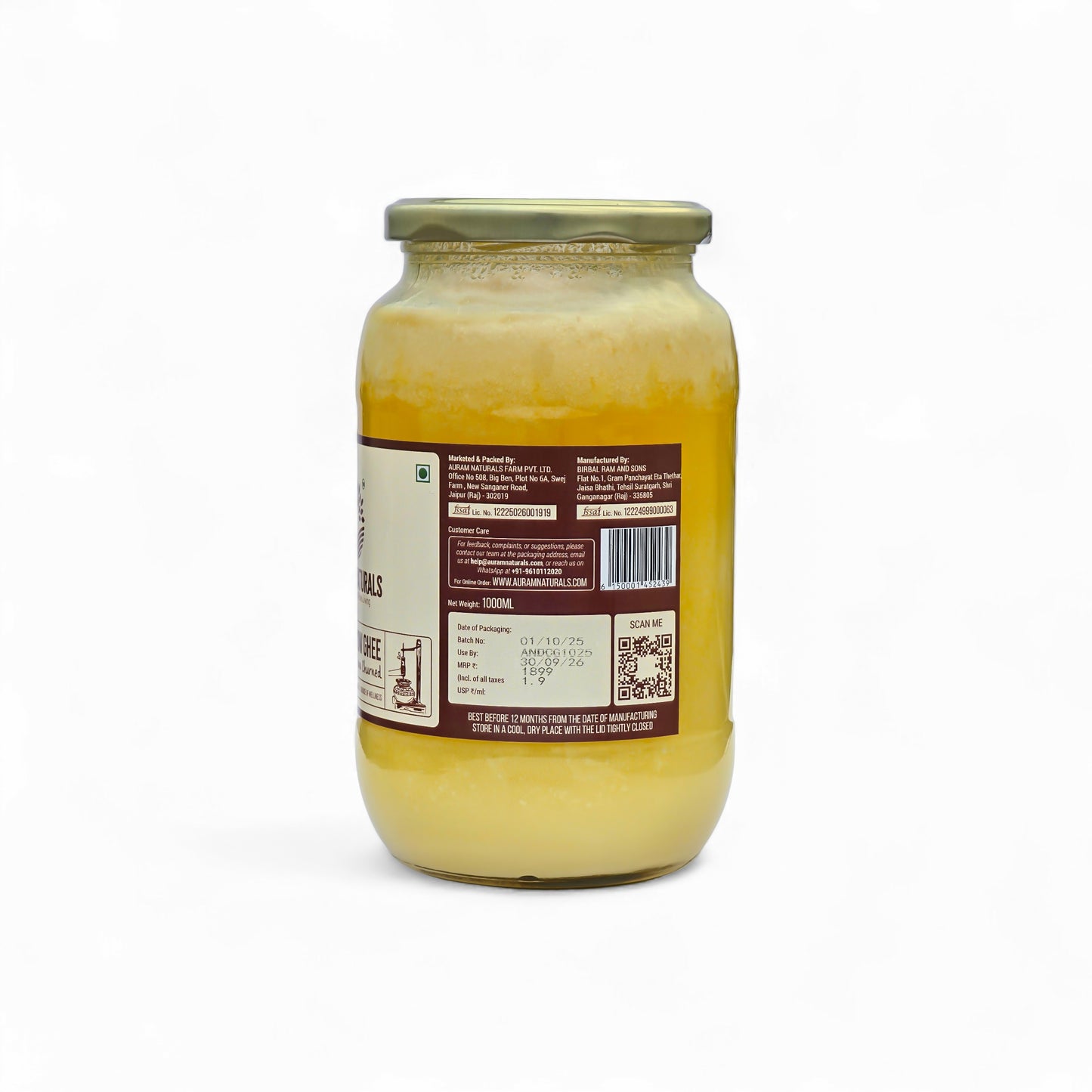 A2 Desi Cow Ghee